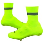 Defeet Slipstream Reflective 4" Oversock - Neon Yellow / S/M