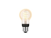 Philips Hue white LED 7W E27 A60 2200-4500 Kelvin - 60 mm - Hvit