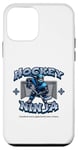 Coque pour iPhone 12 mini Joueur ninja de hockey sur glace