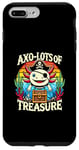 Coque pour iPhone 7 Plus/8 Plus Costume de pirate au trésor d'axolotl fantaisiste