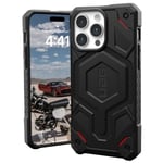 UAG Monarch Pro - beskyttelsesdeksel for iPhone 15 Pro, kompatibel med MagSafe (kevlar svart)