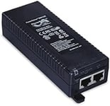 Microsemi PD-9001GR/AT Gigabit Ethernet 55 V – Adaptateur/injecteur PoE (Gigabit Ethernet, 10,100,1000 Mbit/s, IEEE 802.3at, Noir, UL/Cul pour IEC 60950-1, GS Mark per IEC 60950-1, 4/5 (+), 7/8 ())