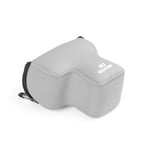 MegaGear Neoprene Camera Case for Fujifilm X-S20 (18-55mm) - Stylish and Protective Digital Photography Bag - Gray