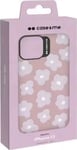 Sbs Caseme Silicone Cover For Iphone 15 - Pink Flowers Standard