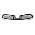 New 2 Pairs of Clip On 3D Glasses Black Polorised For LG Tv Cinema RealD