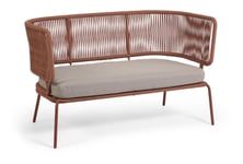 Kave Home Nadin Loungesofa - Brown Oxide, B136