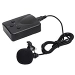 Clip‑On Recording Mic Fm Wireless Mic For Gaming Live Us Plug 100‑240V(Amp Part