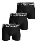 Björn Borg 3P CORE SHORTS SOLID BLACK