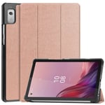 SKALO Lenovo Tab M9 Trifold Suojakotelo - Ruusukulta