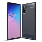 Samsung Carbon Flex Galaxy Note 10 kuoret - Sininen Tummansininen