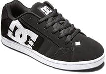 DC Shoes Homme Maille Chaussure de Skate, Noir et Blanc, 46.5 EU