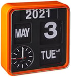 Karlsson KA5364OR Horloge Mini Flip Orange Cadran Noir 24,5 x 24,5 x 10 cm