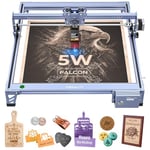 Creality Machine a Graver Laser 5W, Graveur Laser avec haute précision de 0,06 mm, vitesse de 10 000 mm/min pour bois, acrylique, carton, zone de gravure 400 x 415 mm