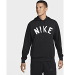 Nike Men's Dri-fit French Terry Pullover Fitness Hoodie Swoosh Urheilu BLACK/BLACK/WHITE