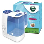 Vicks Warm Mist Humidifier, Easy Breathing & Comfortable Sleep Autoshut off 3.8L