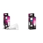 Philips Hue White and Colour Ambiance Smart Light Bulb 100W - 1600 Lumen [E27 Edison Screw] & White and Colour Ambiance Smart Light Bulb [E14 Small Edison Screw]