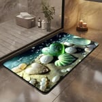 Ccykxa - 400×600×30)Tapis De Bain Antidérapant,Tapis de Bain Diatomite&Modèle Rare 3D(Le cœur de l'océan),Tapis de Bain Doux, Absorbant et Séchant