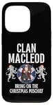 Coque pour iPhone 13 Pro MacLeod Clan Noël Écosse Nom de Famille Fête