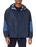 Armani Exchange Men's Reversible, Sustainable Recycled Nylon Jacket, Navy B/True Navy, S