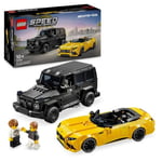 LEGO® Speed Champions 76924 Mercedes-AMG G 63 och Mercedes-AMG SL 63, byggbara bilar Gul och svart