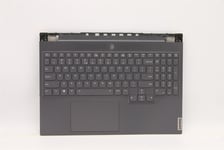 Lenovo Legion 7-16ACHg6 Keyboard Palmrest Top Cover US Europe Grey 5CB1C17310