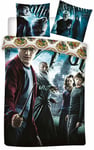 Harry Potter sängkläder - 140x200 cm - Harry Potter & Dumbledore - Vändbart bäddset - 100% bomull