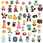 48-pack Super Mario Bros. Mini Figures Doll Model Ornaments-Perfet YZ