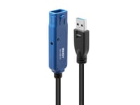 Lindy 43362, 30 M, Usb A, Usb A, Usb 3.2 Gen 1 (3.1 Gen 1), 5000 Mbit/S, Sort, Blå