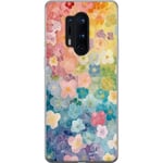 OnePlus 8 Pro Genomskinligt Skal Småblomster