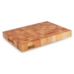 Boos Block Prep Block - End Grain Chopping Block - Extra Thick Wooden Chopping Board - North American Hard Maple Chopping Board - Butchers Block Chopping Board - 20 x 15 x 2.25 Inches