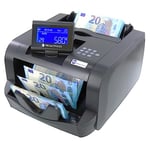 Monepass France - Compteuse de billets + VALORISATRICE sur liasse triée - Quintuple détection UV/MGI/MGT/IR/2D - Garantie 2 ans