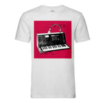 T-Shirt Homme Col Rond Vintage Synth Korg Vocoder Synthetizer Analog