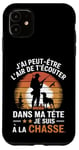 Coque pour iPhone 11 Cadeau idée Drôle Chasseur Homme Chasseur Humour Chasse