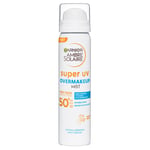 Garnier Ambre Solaire Super UV Over Makeup Mist With Hyaluronic Acid SPF 50 75 ml