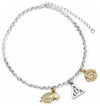 Harry Potter Silver Coloured 3 Charm Bracelet