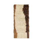 ferm LIVING Edge Wall Rug väggbonad 50x110 cm Off-white-Coffee