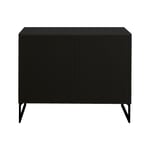 Englesson - Line Skänk 2 Dörrar 6710B Black / Black - Skänkar och sideboards - MDF/Metall