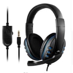 Gaming Headset For Xbox One PS4 PS5 Nintendo Switch PC 3.5mm Mic Headphones LED