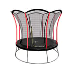 Ultrasport Lotus Trampoline De Jardin, d'extérieur trampoline en 4 diamètres, cadre galvanisé, trampoline pour enfants avec de grandes caractéristiques de sécurité, 244 cm