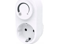 Lampka Wtykowa Do Gniazdka Rev Rev Adapter Plug With Integr. Led-Dimmer,White Emd201 20270112