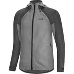 GORE WEAR C5 Femme GORE-TEX Trail Veste à capuche Jackets, Terra Grey, FR : S (Taille Fabricant : 36)