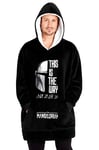 Disney The Mandalorian Sweat Polaire Homme Pull Oversize Baby Yoda (Noir/Blanc)