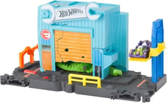 Playset Hot Wheels Garage Dell'Alligator Avec 1 Auto Original FNB06