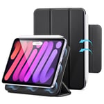 ESR for iPad mini 7 A17 Pro Case, iPad mini 7th/6th Generation 8.3'' Case (2024/2021), Slim, Trifold Two-Way Stand, Powerful Magnetic Attachment, Durable Protection, Supports Pencil Pro/USB-C, Black