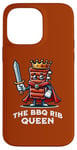 Coque pour iPhone 14 Pro Max BBQ Rib Queen Ribs Funny Barbeque Ribs Lovers Grilling Saying