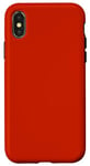 Coque pour iPhone X/XS Rouge et orange