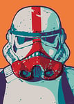 Komar Star Wars Mandalorian Pop Art Stormtrooper – Taille : 50 x 70 cm Décoration murale (sans cadre)