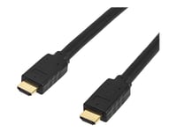 StarTech.com 15m(50ft) HDMI 2.0 Cable, 4K 60Hz Active HDMI Cable, CL2 Rated for In Wall Installation, Long Durable High Speed Ultra-HD HDMI Cable, HDR 10, 18Gbps, Male to Male Cord, Black -...