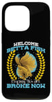 Coque pour iPhone 13 Pro Betta Fish Keeper Aquarist Fish Tank Siamois Fighting Fish Fish