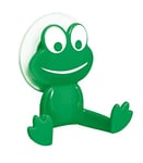 WENKO Crochet Ventouse Salle de Bain Grenouille Vert - Crochet Ventouse, Plastique (ABS), 9.5 x 9.5 x 4 cm, Vert 22743100